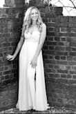 This dress went above and beyond! I ordered it to take my engagement photos in and I felt so beautiful in it, and also received many compliments while wearing it. Right now, everything I wear is a size "small" but I was thankful to go with the medium as it fit like a glove! The fabric quality is much better than I expected- I can tell this dress will last for a very long time. LOVE LOVE LOVE!!!!!!!!! - Paula T.