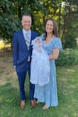 I ordered this dress for my daughters baptism and I got so many compliments! I did have to wear something underneath since it was too low cut for church but I was 2.5 months postpartum and it was still flattering and easy to breastfeed in! - Melissa G.