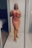 My dress fit true to size. I love my dress. Every time I buy something from here never disappoints me. - Johnelle P.