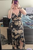 Too tight in the bust, but a size larger would be too big all over - Laura D.