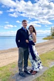 The dress got a ton of compliments and I felt great all night. The straps are adjustable and the tie around the waste makes it easy to make it a perfect fit. - Kelsey M.