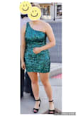 This dress was a great dress for homecoming! My daughter ordered her normal size however we ended up ordering a size smaller later. The dress ran larger in the chest area. It was flattering and she got tons of complements. She said it was comfortable and she was not worried about it riding up or falling down. - Heather P.