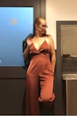 I loved this! I have a very long torso but this was just long enough. The legs are really long so I would recommend heels with it, but it looked amazing and fit like on the model. I got a medium. - Amy N.