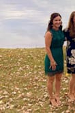 I loved this dress. Very flattering, great color, and I love the lace details. I wore it to my brother's wedding and it was perfect with the fall colors. - Briana M.