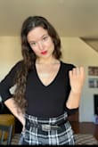 Love love love this top!  It's cute, soft, form-fitting, and super comfortable. I'd probably wear it every day if I could. - Hillary M.