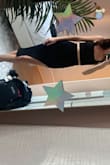 I absolutely love the 2-piece set. It fits me perfectly. I got tons of compliments on it. Perfect for a black outfit on a beach. - Nicole L.