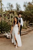 This dress was beyond beautiful and everything I wanted for my wedding day. I will say (as stated in all the other reviews) it does run a little small... it would not zip up all the way + I am a large (10) in the rest of Lulus dresses but this I needed an 12 (XL) which they don't have it in. I took it to get altered and just had the seamstress make it an open back. It looked gorgeous and it was perfect on my wedding day. No one believed this dress was only around $100 dollars, everyone thought it was super expensive!!! The pockets were also a game changer. Gotta love it!!!! If you get this dress and the size is the only issue... just get it altered. It was everything I wanted and more, also SOOO comfy. - Lexi R.