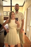 I bought this dress to wear on my honeymoon. It was super comfortable and so cute! Perfect to wear to any dressy events. Dress was not see thru. It was perfect length. Not too short or too long like some other dresses so have found online. Being 5'0 makes it difficult to find dresses that I don't need to get hemmed or wear shorts under. So glad I bought this dress! Perfect comfortable fit, while being extremely flattering! - Melissa R.