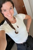 Comfy and cute crop top! Tragically, my shirt came with a small hole in it BUT I still love it and wear it frequently. - Hillary M.