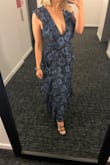 I really loved this dress! The colors are a bit different in person but are still very pretty. The quality of the dress is great as well. I did end up returning the dress because the neck line was much deeper than I expected. - Katelyn L.