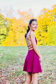 My daughter is extremely slim with very narrow hips and shoulders so finding an XS dress that fits her well is challenging. The straps were a little trick to navigate without popping seams when putting on the dress but otherwise, very easy to wear and keeps it's shape well. The fabric was thick and sturdy, easy to iron and stayed wrinkle free all evening. The neckline was a little too low IMO so I hand sewed it up about an inch and a half. We used buddy tape to keep the chest area safely secured. Would 100% buy it again in a different color if she asks! Excellent value and quality!!! - Jessica L.