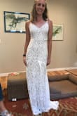 I liked this dress except for where the seam on the thighs is, it was super tight across my upper thighs (and I don't have huge legs!) this made the fabric distort at the seam. - Molly L.