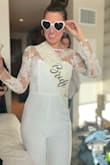 This outfit was so comfortable and sexy at the same time. I enjoyed wearing it for my bachelorette party! I was a little hesitant at first bc I thought it was too bold but I ended up being very happy with my decision! - Kristi L.