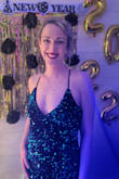 Wore this for a NYE party and it was perfection! Fits great, has some stretch and is stunning on. - Natalie M.
