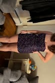 I accidentally ordered a medium when I'm normally a large but it still fit great!!!!! Perfect homecoming dress. Came on time and was super comfortable. Only complaint is the straps weren't adjustable so it would fall off and hang kinda low. could pin it with bobby pins for photos but too much movement made them fall out. - Arianna S.