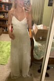 LOVE LOVE LOVE! It's a little long but I'm just short but I am so in love with this dress and can't wait for my wedding day! - Keva D.