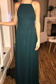 gorgeous dress. it is long - wouldn't be able to wear it without heels. the adjustable straps are great! - Laura