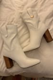 I am really disappointed because I absolutely love these boots, but after 1 dinner out in these boots, I looked down to see that the gold buckle had popped off one of my boots. This is just unacceptable considering that they are brand new. I really expect better quality from Lulus, so I am hoping this is just a fluke. Looking to get the boots replaced by the company. - Nicole N.
