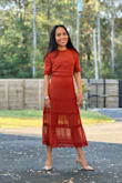 Everything about this dress is great!
I really like the color, the length, the style..
I got so many compliments the day I wore it.
Happy customer here. I purchased 2 more outfits since I was so happy with this dress
Thank you - Vera H.
