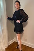 I love everything about this dress! It's the perfect length. The material is very comfortable. I wore it for a wedding and received so many compliments. - Jennifer C.