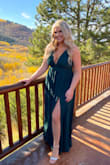 I read the reviews on the straps breaking on this dress and added stitches to avoid that but one of the straps popped an hour 1/2 after I had put the dress on. Pick a different dress, it's not worth the risk. If the straps weren't an issue the dress would have been perfect! Great material, perfect length, good boob support (until strap broke) - Sunday N.