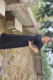 It was beautiful, the dress was a little tight on the top, I have wider back, but the skirt was little loose and it fit perfectly. Love the look. The fabric was beautiful and great quality. - Elisa A.