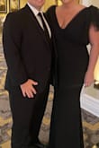 I bought this dress for a wedding and felt so good in it! It was comfortable and I didn't need a bra because of the way the top was made. Im a little self conscious of my arms, but the fun sleeves camouflaged that. I wore the XL. The dress is long, I am quite tall and had to wear 3 inch heels. It was nice for me to find a dress long enough, but if you are short you may need to have it hemmed. - Jolene M.