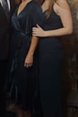 I wasn't sure about the dress based on some comments, but found the dress to be exactly as described. It did need a lot of ironing, but didn't wrinkle while being worn all night. Dress was comfortable and very flattering. Received many compliments on the dress. Perfect color for a fall evening wedding too. Daughter is also wearing a Lulus dress. - Karen L.