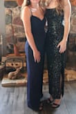 I brought this dress to wear for a wedding and I loved it! Its beautiful, fits my figure great, stretchy material, a little long but with heels it worked great! - Adrianna H.