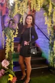 Inexpensive, but you will look like a million bucks! The fabric is stretchy, and the perfect length. The only thing is, when it gets snagged, it will run. However, because it's dark, it's difficult to tell. - Vanessa G.