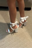 These shoes were the best ever, I got so many compliments on them when I wore them to my school dance. The satin white was just what I was looking for and they helped tie my whole outfit together. I would recommend buying these beautiful shoes I loved them so much! - Karen C.