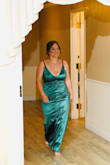 Just keep in mind if you are short like me you will have to get the dress hemmed to fit your height. Overall I loved the dress simplicity and color. - Jicken S.