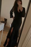 Wish it came in a petite version as it's a little long for me. Once hemmed it will be perfect for that black-tie wedding I'm attending next January! - Sarah D.