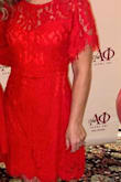 I was hesitant ordering a dress online for an event that was fast approaching and I was having a hard time finding a true red dress but I read the reviews and looked at the actual customer photos with varying body types which were super helpful. I received the dress and it fit perfectly. Good quality and looks like the product photos. The lace is well made, and lined well, and you can't wrinkle this dress! I will definitely be ordering from Lulus again for myself and my 3 daughters. - Melanie S.