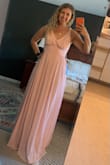 Such great quality and beautiful dress! The top is a bit large (I'm small, 34B) and it's a bit long (I'm 5'3") but I love the look of this dress! - Tara B.
