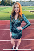 This dress's color and style were exactly what we were looking for. We sewed the bust area up about 3 inches. (My daughter is 14 years old so we did not want it to look too revealing). - Krystal B.