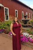 I loved this dress! It fit me perfect! Having an odd body shape finding a dress was hard. This dress was amazing in size and fit. I loved being able to change my style and wear it again. Everyone loved the dress and asked where I got it - Sophia P.