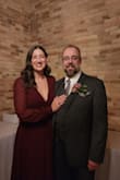 Very happy with this dress.  I wore it for a fall wedding in Michigan where the weather is a gamble.  It ended up being unseasonably warm, but I was still very comfortable in the dress.  Fit was great and I was able to wear one of my regular bras that has a bit of a plunge in the front.  I did use some dress tape to to secure the dress to the bra to make sure the neckline wasn't going anywhere.  Worked great.  I wore 2 3/4" heels and the dress was nearly skimming the floor.  A shorter person would likely need the dress hemmed.  I got many compliments. - Amy G.