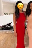 The dress is elegant, expensive looking and very comfortable to wear. Mine was a tad bit long on me and I had to hold it when I walked but I didn't mind it. - Tinsaye K.