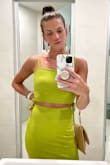 This outfit was so cute. I bought it to wear on a Caribbean vacation. It fit well, was comfortable and snug but sexy. Unfortunately after wearing it ONCE, the stitching is unraveling. Not what I hoped for with a $60 outfit. Now I have to fix it or toss it :(

Update: lulus reached out to me and refunded my purchase without me asking. They truly stand behind their products and make every effort to make sure their customers are satisfied! - Alison K.