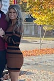 Fit true to size, form fitting and great for a night out - Amy B.