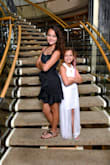 This dress was so comfortable. The fabric felt nice, soft and thick. The ruffles lay very well. And who can go wrong with black?! - Tina W.