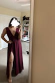 Dress was a little long but once hemmed it was absolutely PERFECT! I'm obsessed with the color, overall quality of dress is very nice 10/10 - Marina B.