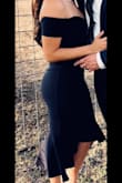 This is a perfect wedding guest dress and it fits great. I have a narrow waist so I ordered the xs. It was a little snug but I expected it to be. Would definitely recommend this dress!!! - Savannah F.