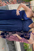 Wore this to a wedding, very light weight and fit true to size. Got lots of compliments. Ordered a medium. - Megan I.