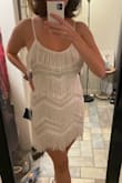 This dress is so cute, flattering, and fun! I can't wait to wear it to my bachelorette party, and I'm looking for any other excuse to break it out! I was also pleasantly surprised to find that it's supportive enough that I don't need to wear a bra with it! - Theresa L.