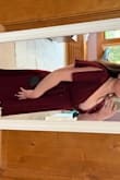 This dress is very cute in person and the sleeves are also very nice! My only complaint is the way it fits on your chest. I'm a full B cup and this is too tight on my chest...which is not normal. The problem is, if I were to size up, the gaping hole where your cleavage would be would be too inappropriate to wear out. As you can see in the picture, I am VERY close to a wardrobe malfunction. So, the fit on my chest was wack, maybe I didn't do something correctly, or maybe you need a specific type of pasty or whatever for this to work and I just don't know! Other than that this dress is great quality, but due to how it fits on my chest, I am unfortunately returning this. - Anna J.