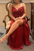 This dress is so pretty and fit perfectly. Runs true to size. - Mili S.