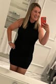 I haven't worn a shirt dress in a very long time and I wanted something that would help hide the extra pounds I have put on. The fabric of this dress did just that! Very comfortable and easy to move it. Just a little shorter then I was expecting but hey I was in Vegas so nothing is too short lol - Nikkola Y.