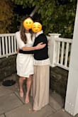 I wore this dress in white for my wedding rehearsal dinner and it was so comfortable and flattering! Fits TTS. - Michael H.